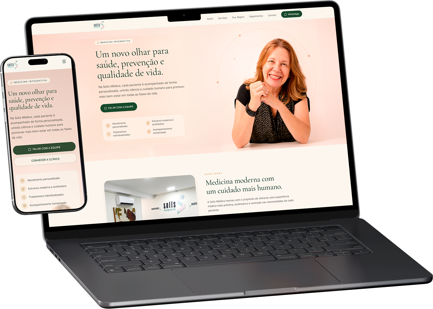Mockup de site